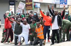jovenes lideran protestas en Kenia